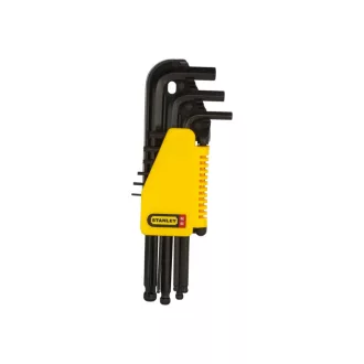 STANLEY Set chei imbus cu cap sferic 9 piese (1,5-10 mm)
