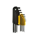 STANLEY Set chei imbus cu cap sferic 9 piese (1,5-10 mm)