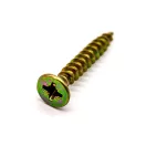 Șurub cu cap înecat pentru PAL, PZ, galben 6 x 70 mm