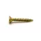 Șurub cu cap îngropat pentru PAL PZ, galben 6 x 140 mm