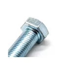 Șurub hexagonal cu filet complet DIN 933/ISO 4017 8.8, zincat M6 x 100 mm