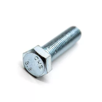   Șurub cu cap hexagonal și filet complet DIN 933/ISO 4017 8.8, zincat M16 x 60 mm