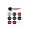 Șurub de asamblare (cu vârf de găurire redus) cu garnitură EPDM, vopsit RAL 3009, 4,8 x 35 mm
