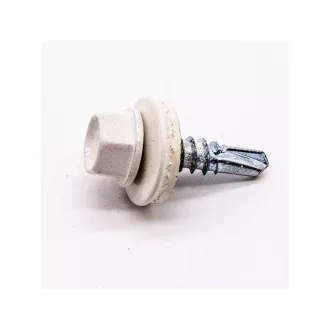   Șurub autofiletant cu cap hexagonal pentru tablă DIN 7504K, vopsit 4,8 x 19 mm