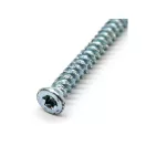 Șurub pentru fixare tocului de fereastră cu cap normal, zincat 7,5 x 52 mm