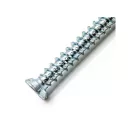 Șurub pentru fixare tocului de fereastră cu cap normal, zincat 7,5 x 132 mm