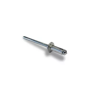 Nit cu cap semisferic aluminiu-oțel, zincat 3,2 x 16 mm