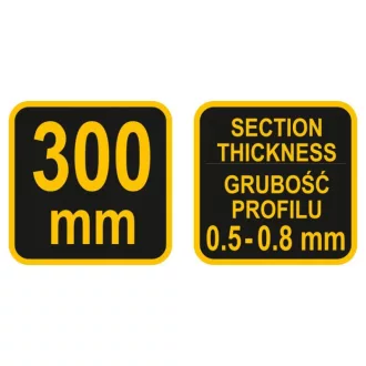 Cleste de imbinare profil VOREL 300 mm