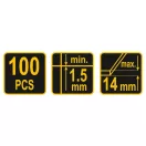 VOREL Picior de nivelare pentru pavaj (100 buc)