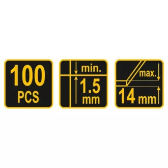 VOREL Picior de nivelare pentru pavaj (100 buc)