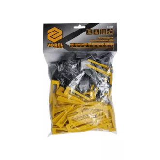 VOREL Set nivelare pavaj 100 piese (50 baze + 50 pene)