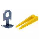 VOREL Set nivelare pavaj 100 piese (50 baze + 50 pene)