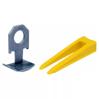 VOREL Set nivelare pavaj 100 piese (50 baze + 50 pene)