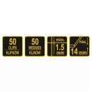 VOREL Set nivelare pavaj 100 piese (50 baze + 50 pene)