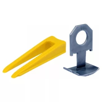 VOREL Set nivelare pavaj 400 piese (300 baze + 100 pene)