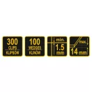 VOREL Set nivelare pavaj 400 piese (300 baze + 100 pene)