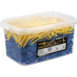   VOREL Set pentru nivelarea placilor 2 mm (700 baze + 200 cune + clește)