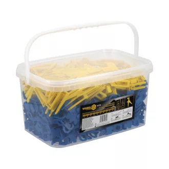   VOREL Set pentru nivelarea placilor 2 mm (700 baze + 200 cune + clește)