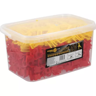   VOREL Set de nivelare a placajelor 3 mm (700 baze + 200 cuie+ clește)