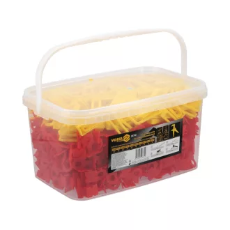   VOREL Set de nivelare a placajelor 3 mm (700 baze + 200 cuie+ clește)