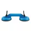 VOREL Clema placa de sticla dubla 2 x 115 mm 70 kg