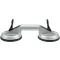 VOREL Clema placa de sticla dubla aluminiu 2 x 115 mm 70 kg