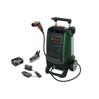  Mașină de spălat cu înaltă presiune BOSCH Fontus 18V 20 bar (1 x 2,5 Ah baterie + încărcător)
