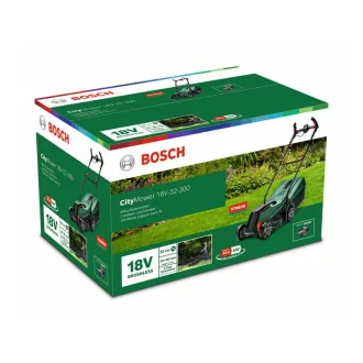   BOSCH Mașină de tuns iarba fără fir CityMower 18V-32 (1 x baterie de 4,0 Ah + încărcător)