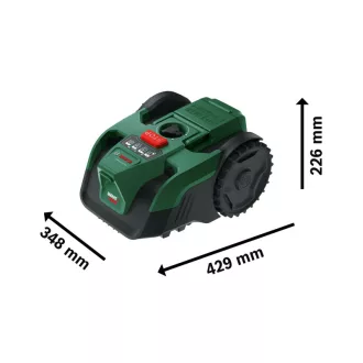  BOSCH Mașină de tuns iarba robotică cu acumulator VISIMOW18V-100 (fără acumulator și încărcător) pentru suprafețe până la 100 m²