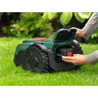   BOSCH Robot de tuns iarba cu acumulator VISIMOW18V-100 (1 x acumulator 4,0 Ah și încărcător) 100 m²