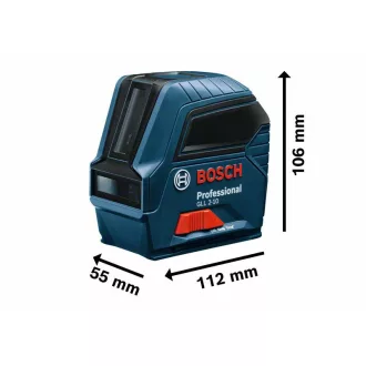   BOSCH Laser roșu de nivelare automată linii încrucișate GLL 2-10 (interior) IP54