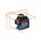 BOSCH Laser roșu de nivelare automată 3 x 360° GLL 3-80 în valiză IP54