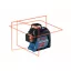 BOSCH Laser roșu de nivelare automată 3 x 360° GLL 3-80 în valiză IP54