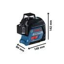 BOSCH Laser roșu de nivelare automată 3 x 360° GLL 3-80 în valiză IP54