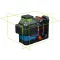 Nivel cu laser pe acumulator BOSCH GLL 18V-120-33 CG in L-BOXX 136 (1 x 4,0 Ah acumulator + încărcător rapid) IP65