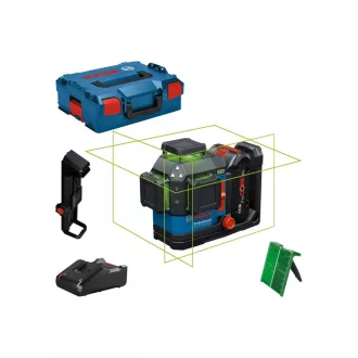   Nivel cu laser pe acumulator BOSCH GLL 18V-120-33 CG in L-BOXX 136 (1 x 4,0 Ah acumulator + încărcător rapid) IP65