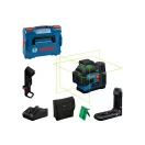 BOSCH Laser combinat cu baterie GLL 12V-100-33 CG IP 65 (1 x 2,0 Ah baterie+încărcător+suport LB10) în L-BOXX 136