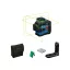 BOSCH Laser cu linii încrucișate 3 x 360° verde GLL 80-33CG + suport LB10 + cablu USB-C IP65