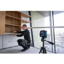 BOSCH Laser cu linie încrucișată (verde) GLL 20-22 G în husă de protecție + trepied BT 150 + țintă laser IP65