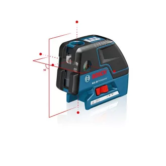   BOSCH Kombilaser GCL 25 în pungă de protecție + placă țintă laser