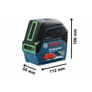 BOSCH GCL 2-15 G verde Combi laser + Suport RM 1