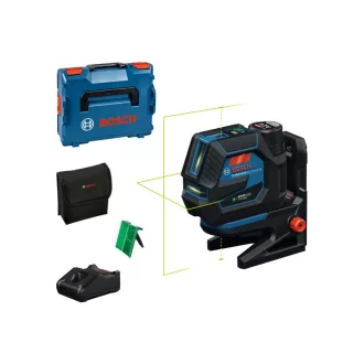   BOSCH Laser combinat pe baterie GCL 12V-50-22 CG IP 65 (1 x 2,0 Ah baterie+încărcător+suport RM20) în L-BOXX 136