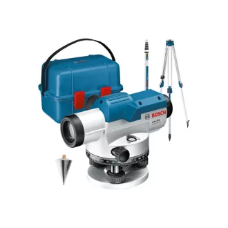   BOSCH Nivel optic GOL 32 D + trepied BT 160 + riglă de măsurare GR 500 IP54