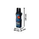 BOSCH Clește ampermetric GFM 1000-15 cu afișaj LCD inversat CAT IV 600 V / CAT III 1000 V