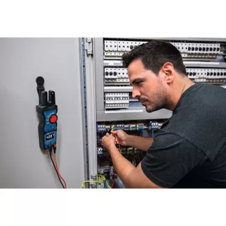  BOSCH Clește ampermetric GFM 1000-15 + afișaj LCD invers MH1 CAT IV 600 V / CAT III 1000 V