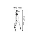 Trepied BOSCH pentru laser până la 97,5-250 cm cu filet de montare 1/4" BT 250