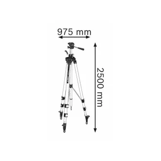   Trepied BOSCH pentru laser până la 97,5-250 cm cu filet de montare 1/4" BT 250