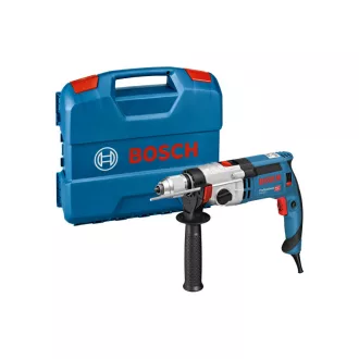   Burghiu cu impact BOSCH GSB 24-2 în carcasă + burghiu pentru lemn și set de tăietor circular