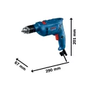 BOSCH Burghiu cu impact GSB 600 + set accesorii 100 piese în carcasă / 600 W