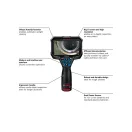 BOSCH Cameră de inspecție alimentată cu baterii GIC 12V-5-27 C (cu adaptor pentru baterie) IP 54